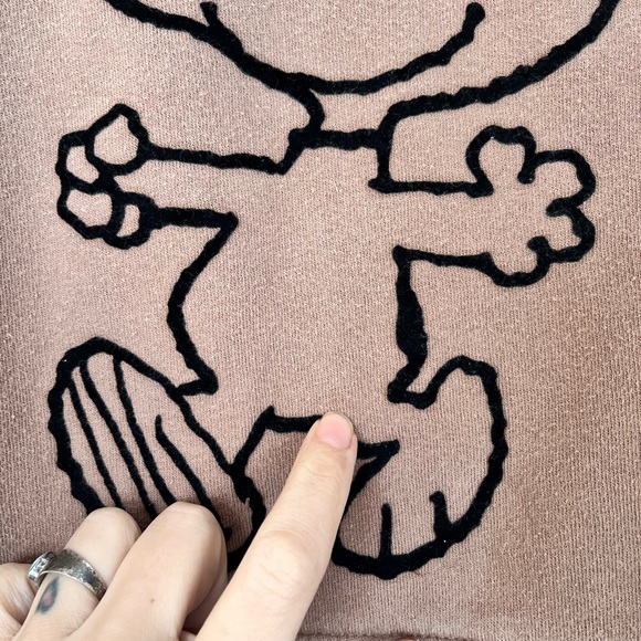 Brown Snoopy Zara X Peanut Sweatshirt - Picture 7 of 7